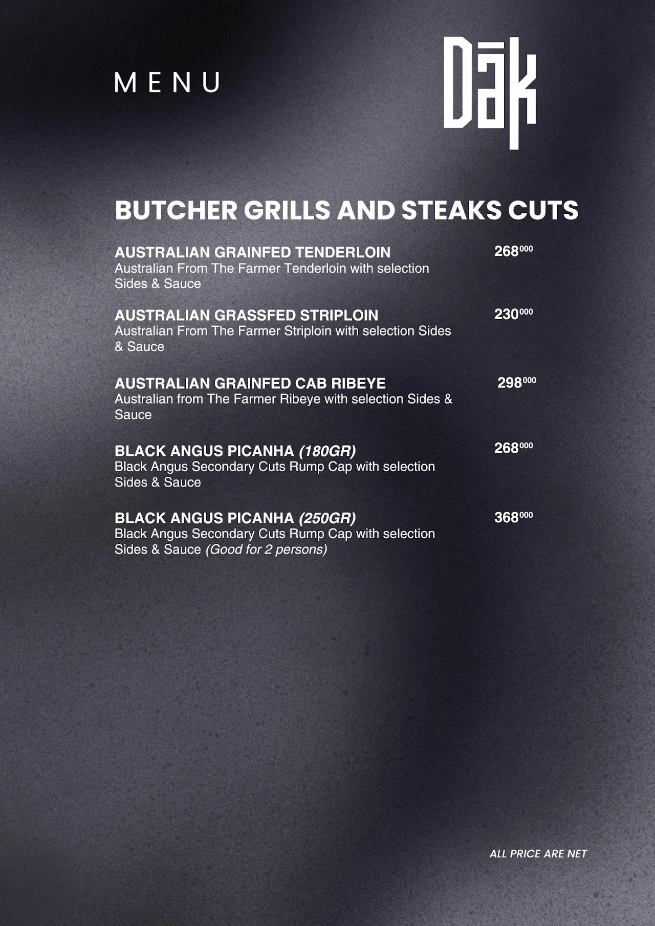 DAK Social Club menu 28