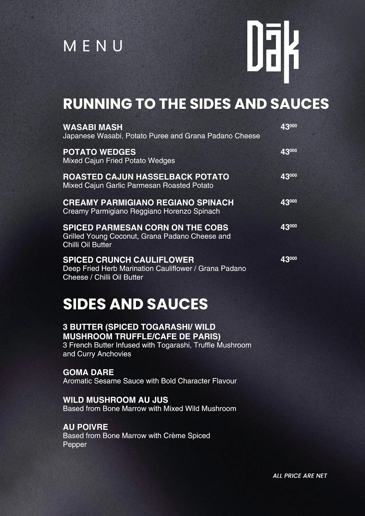 DAK Social Club menu 29