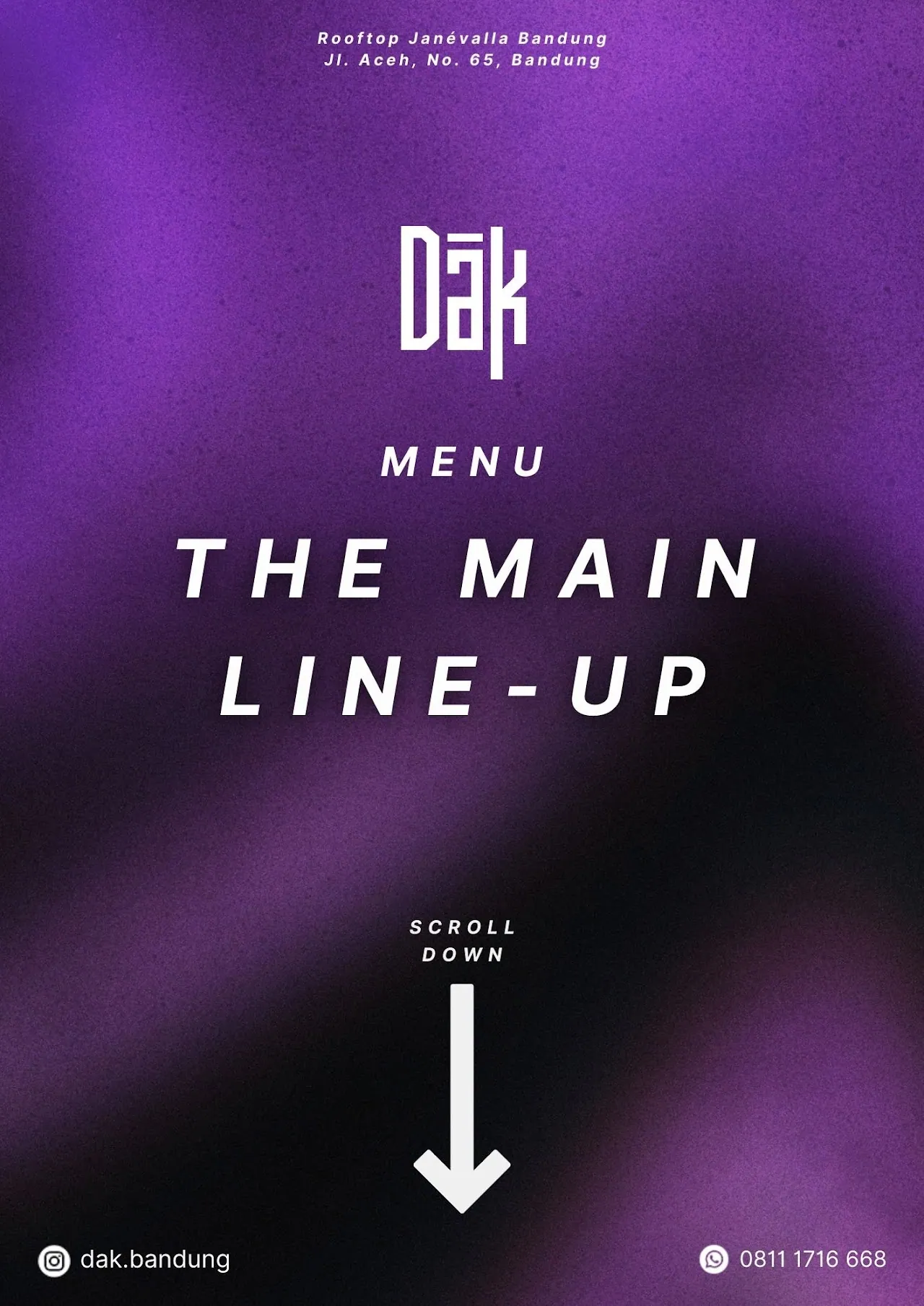 DAK Social Club menu 5