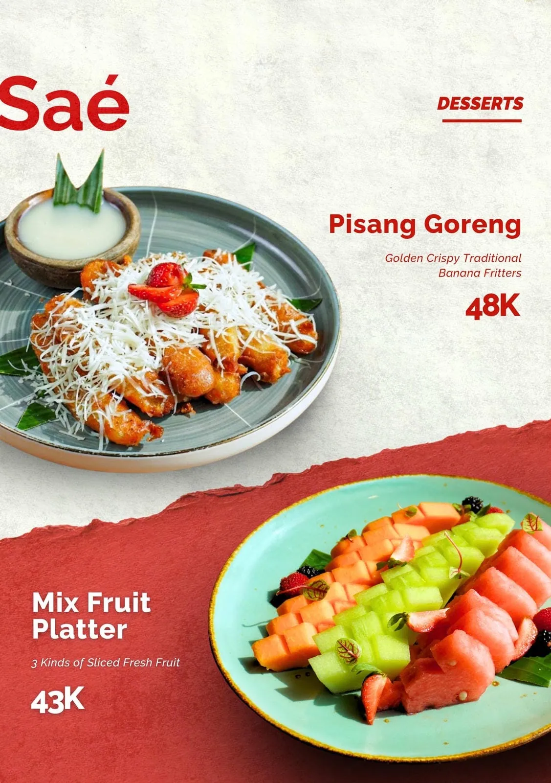 Saé 24H menu 22