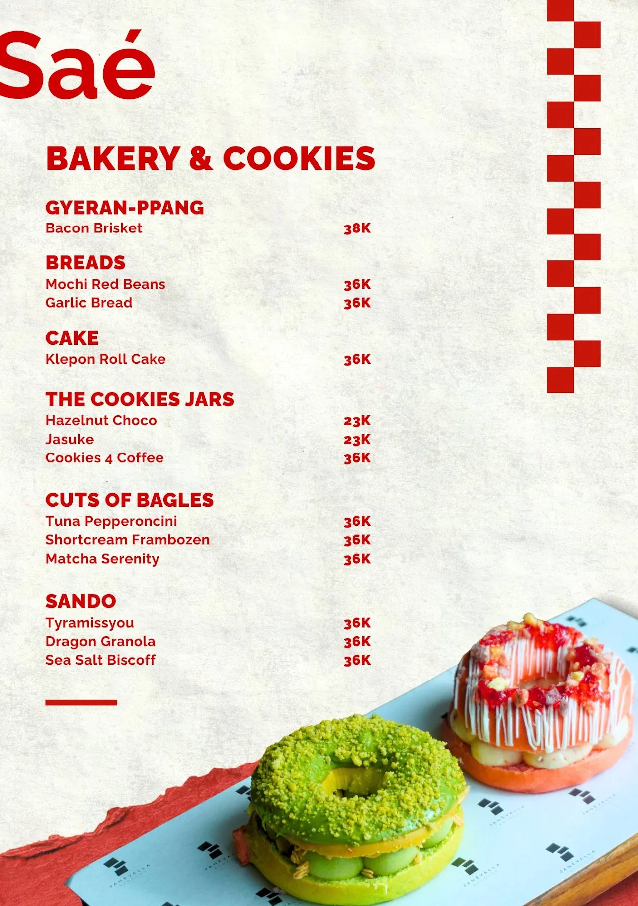 Saé 24H menu 23