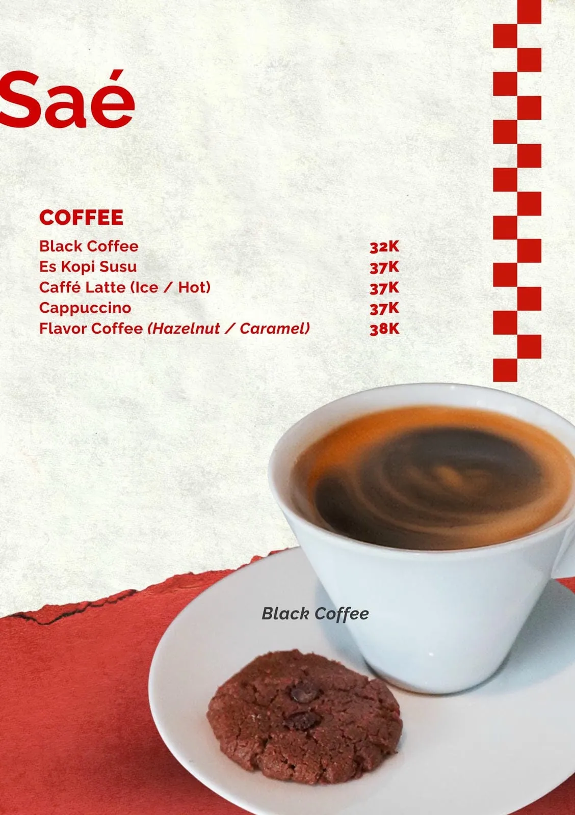 Saé 24H menu 25