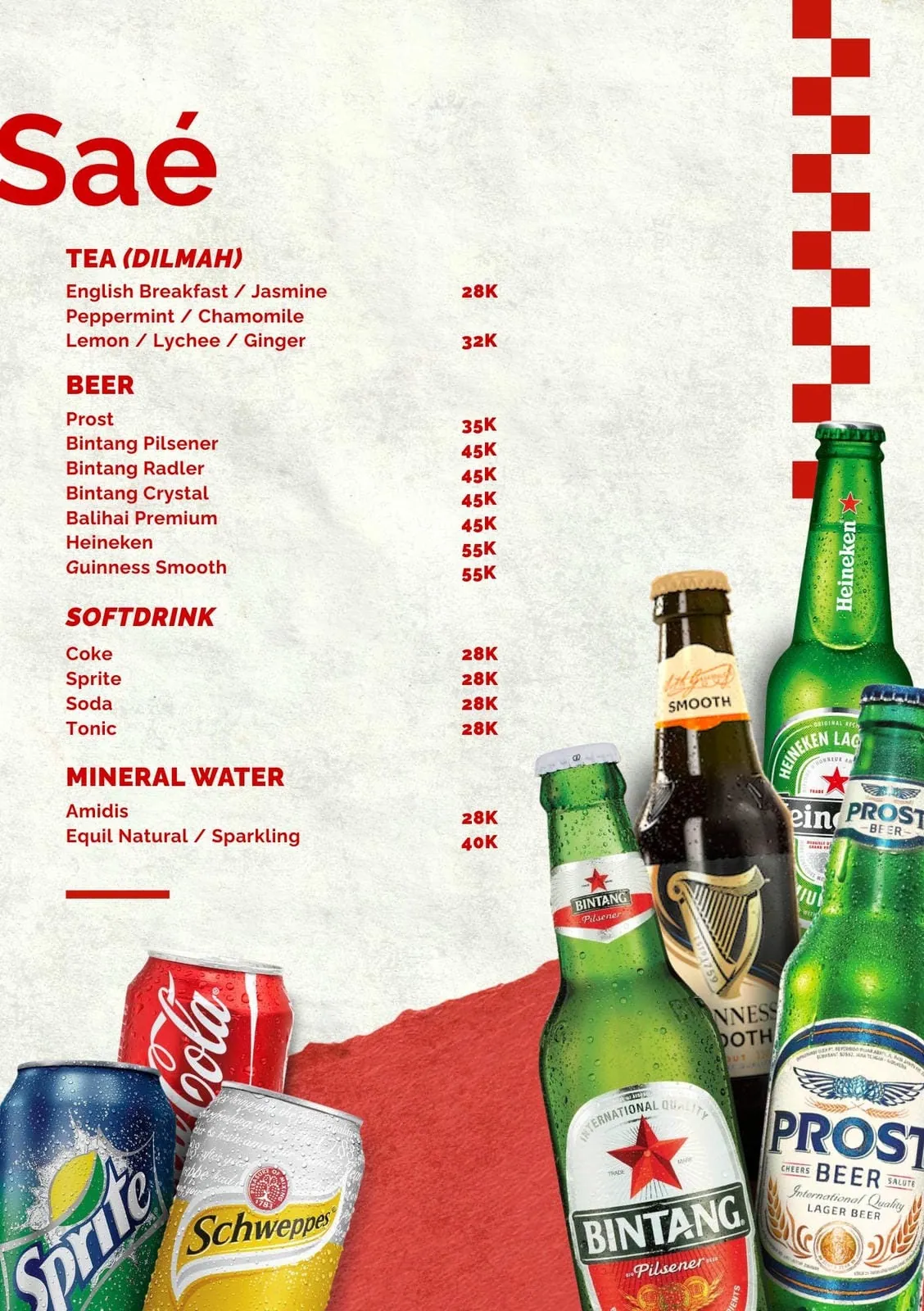 Saé 24H menu 27