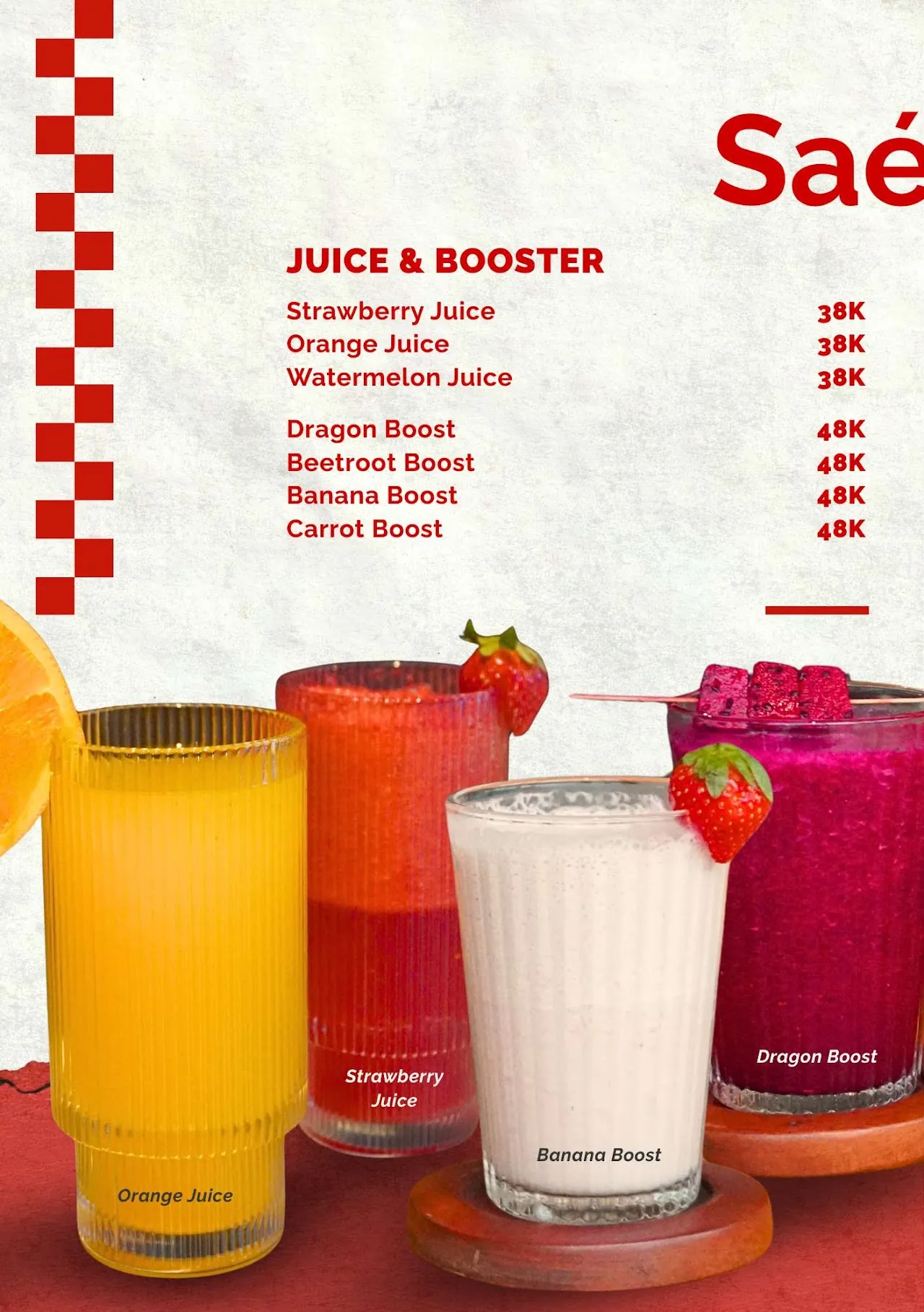 Saé 24H menu 28
